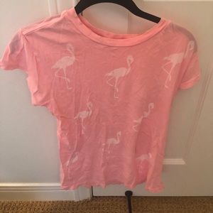 Wildfox flamingo t-shirt